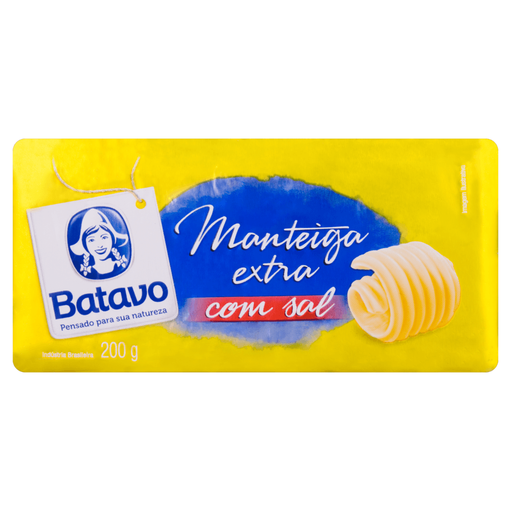 Manteiga Com Sal Batavo 200g